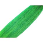 Radiant Green Ombre Pre-Stretched Braiding Hair - 3 Packs for Effortless Summer Styles