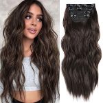Transform Your Look with 20-Inch Chocolate Color Clip-In Hair Extensions - Ideal for Parties, Weddings, and Special Occasions