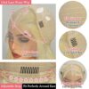 SOKU 613 Blonde Lace Frontal Wig – 32 Inch Body Wave, Transparent Lace, and Pre-Plucked Magic for Ultimate Styling