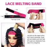 Hair Wax Stick, Lace Band, Caps, Comb, Brush - 9 PCS