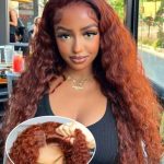 Brown Water Wave Wig - Pre Plucked, Transparent Lace, Wear and Go Human Hair Wig