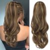22-Inch Balayage Chocolate Brown Highlights