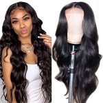 Premium Brazilian Body Wave Lace Closure Wig - 20inch Human Hair for Black Women