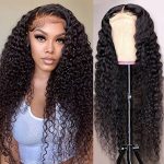 Transform Your Look with SOSATISFY Deep Wave Lace Front Wigs - Experience Natural Beauty with 100% Unprocessed Brazilian Virgin Human Hair