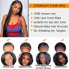 Transform Your Look with 13x6 HD Glueless Straight Lace Front Wig