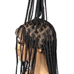 Lightweight Cornrow Braid Braided Wig - 24 Inches Full Lace Front for a Refreshing Look