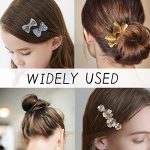 400-Piece Hair Pins Kit – Elevate Your Hairstyle with 100 Bobby Pins, 100 U Hair Pins, and 200 Black Rubber Hair Bands, Perfect for All Hair Types (Black, Gold)