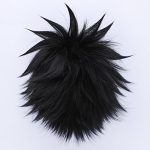 ANOGOL's Short Black Cosplay Wig: Elevate Your Style with Natural Feel and Versatile Styling for Halloween Costume Cosplay