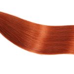 REMY Hair Dark Orange Color Hair Bundle – Vibrant #350 Burnt Ginger Orange for a Professional Weave