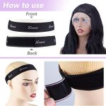 Upgrade Your Wig Game with 5 Pcs Elastic Bands for Wig Edges – Pink Adjustable Edge Wrap Headband for Stylish Lace Melting and Baby Hair Perfection