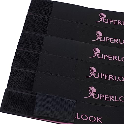SUPERLOOK Elastic Bands – Adjustable Lace Melting Bands for Effortless Edges and Natural Looks (6pcs/pack)