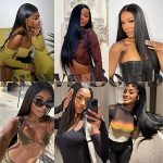 BrownBomb Straight Lace Front Wig: Effortless Elegance with Ready-to-Wear 13x5x1 Lace, Pre-Plucked Hairline, and 180% Density in Classic Jet Black 1B