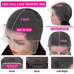 Lemoda 30 Inch Natural Black Full Lace Front Wig - 13x6 Upgrade for Effortless Styling