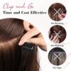 REECHO Clip-in Hair Extensions – Get XXL Volume and Length with 4PCS of Platinum Blonde Waves