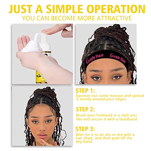 Goiple Hair Mousse: Achieve Stylish Perfection with Our Complete Styling Kit for Curly Hair and Wigs
