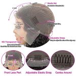 Upgrade Your Style with 13x4 HD Transparent Deep Wave Lace Front Wigs