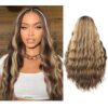 WIGER's Long Ombre Blonde Wavy Wig - Realistic Hairline for Gorgeous Confidence