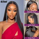4x4 Lace Closure Straight Human Hair Wigs - Natural Beauty with Easy Installation
