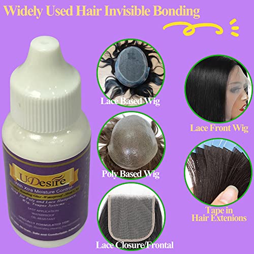 Invisible Bonding Glue - Waterproof and Oil-Resistant Light Hold for Natural-Looking Hair Systems