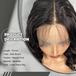 Loose Wave Lace Front Wigs: Natural, Stylish, and Gift-Included