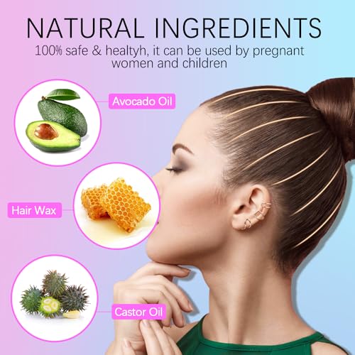 Unlock Effortless Style with Hair Wax Stick - Easy, Soft, and Portable Styling for Irresistible Hair