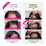 Wear and Go Glueless Bob Wigs - Pre Plucked, Pre Cut, 4x4 HD Lace Closure for Instant Style