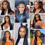 Daparo 26-inch Straight Lace Front Wigs - 180% Density Brazilian Virgin Human Hair for Natural Elegance and Styling Versatility