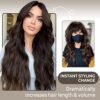 BRIKABIA Beach Wavy Clip-in Hair Extensions – Instant Length, Fullness, and Confidence