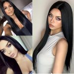 Long Straight Black Lace Front Wigs - Natural Hairline for Everyday Glam