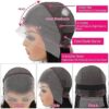 Woman's Romance 10-inch Straight Bob Wig - 180% Density, HD Transparent Lace, Pre-Plucked for a Natural Black Delight