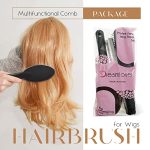 Dreamlover Wig Brush Set - Comprehensive Wig Care Kit with Synthetic Wig Brush, Human Hair Comb, and Edge Brushes - 4-Piece