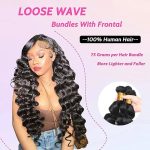 Loose Wave Bundles and 13x4 Lace Frontal