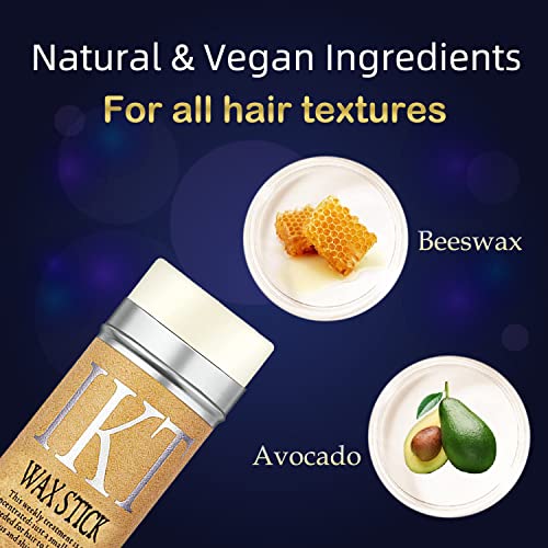 MULAFEE 2 Pack Hair Wax Stick Kit - Effortless Styling for Perfect Hair Every Time