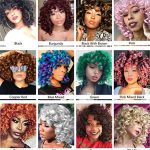 ELIM Natural Brown Short Kinky Curly Wig with Bangs - Heat Resistant Synthetic Wig for Charming Daily Wear and Special Occasions