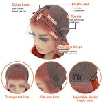 28 Inch Ginger Lace Front Wigs Human Hair Pre Plucked - Body Wave HD Orange Lace Frontal Human Hair Colored Wig