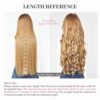 Thicker and Longer Hair with Invisible Wire Hair Extensions - Adjustable, Comfortable, and Secure