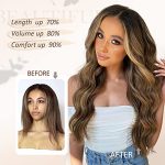 U-Shaped Long Wavy Clips in Hair Extensions - Lightweight, Secure, and Time-Saving