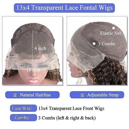Turn Heads with the 18 Inch Highlight Ombre Curly Lace Front Wig - Unleash Your Bold Style with #1b/27 Black and Blonde Colored