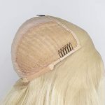 13x6 Long Parting Synthetic Lace Front Wig - Pre Plucked, Bleached Knots, and 613 Blonde Magic