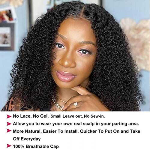 UNICE 10A Afro Kinky Curly U Part Wig – Unleash Your Natural Beauty with 1x4 Inch Leave Out and Scalp Protection