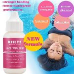 Wig Adhesive and Glue Remover Set - Strong Hold for Lace Front Wig and Poly Hairpieces, Invisible Waterproof Bonding Glue for Hair Replacement Systems