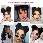 2pcs Mini Claw Clip Messy Bun - Natural-Looking, Easy to Wear Hair Pieces for Women and Girls