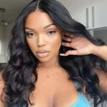 Jolelyne 24-inch Body Wave Glueless Wig: Effortless Elegance for Black Women - Synthetic Pre Plucked Lace Frontal Wig with Middle Part Closure - No Skills Needed!