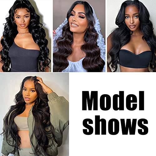 HD Lace Front Synthetic Wigs - Long Body Wave Hair for Black Women