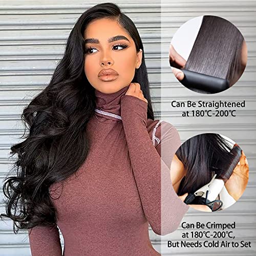 Hair Glueless 13x3 Synthetic Lace Front Wigs - Real Natural Body Wave Wig