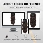 Transform Your Look with 20-Inch Chocolate Color Clip-In Hair Extensions - Ideal for Parties, Weddings, and Special Occasions