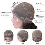 360 Lace Front Wigs Human Hair Water Wave HD Transparent Lace