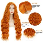 28 Inch Long Wavy Ginger Orange Wig – Your Timeless Style Companion