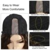 28-Inch Brown Curly Lace Front Wig - Synthetic Deep Wave Wig with 4" Fake Scalp for Natural Elegance 🌊👩‍🦱