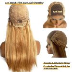 Radiant Bliss: 4x4 Blonde Closure Wig in 4/12/613 Ombre Mix – Transform Your Look with Brazilian Human Hair